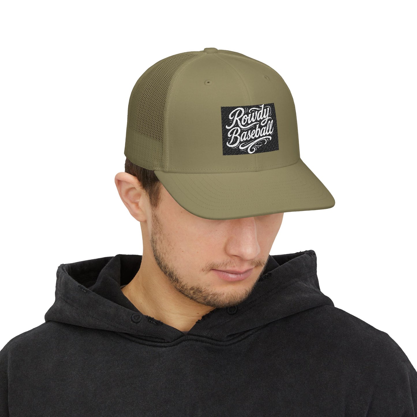 Rowdy Baseball Snapback Trucker Hat