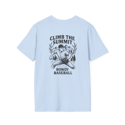 Rowdy Baseball Climb the Summit Tee