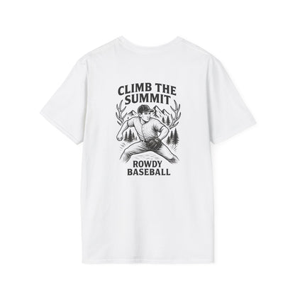 Rowdy Baseball Climb the Summit Tee