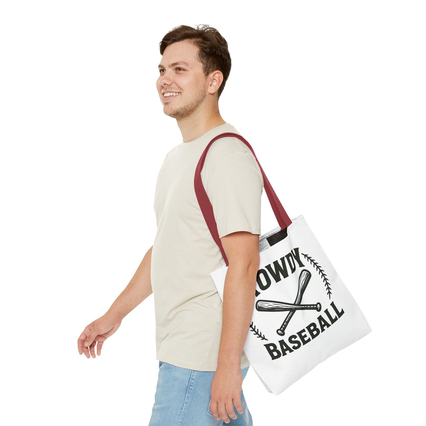 Rowdy Baseball Tote