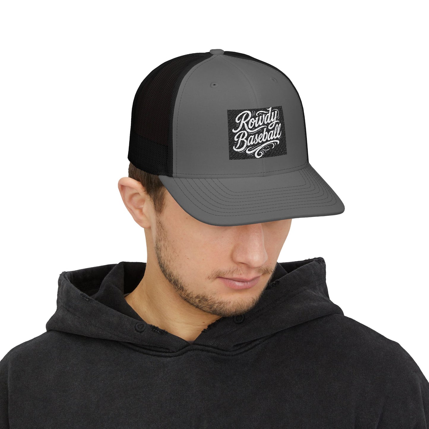 Rowdy Baseball Snapback Trucker Hat