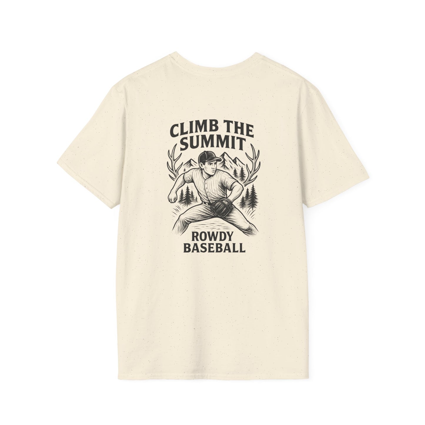 Rowdy Baseball Climb the Summit Tee