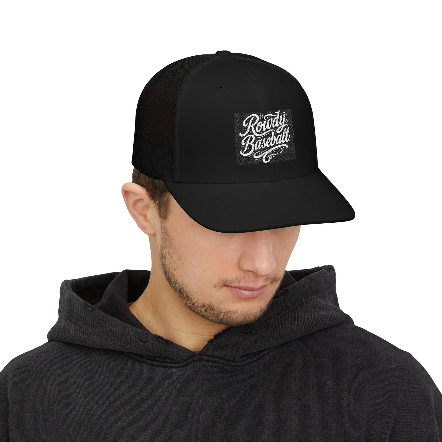Rowdy Baseball Snapback Trucker Hat