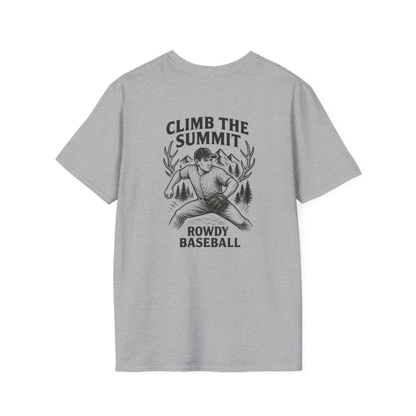 Rowdy Baseball Climb the Summit Tee