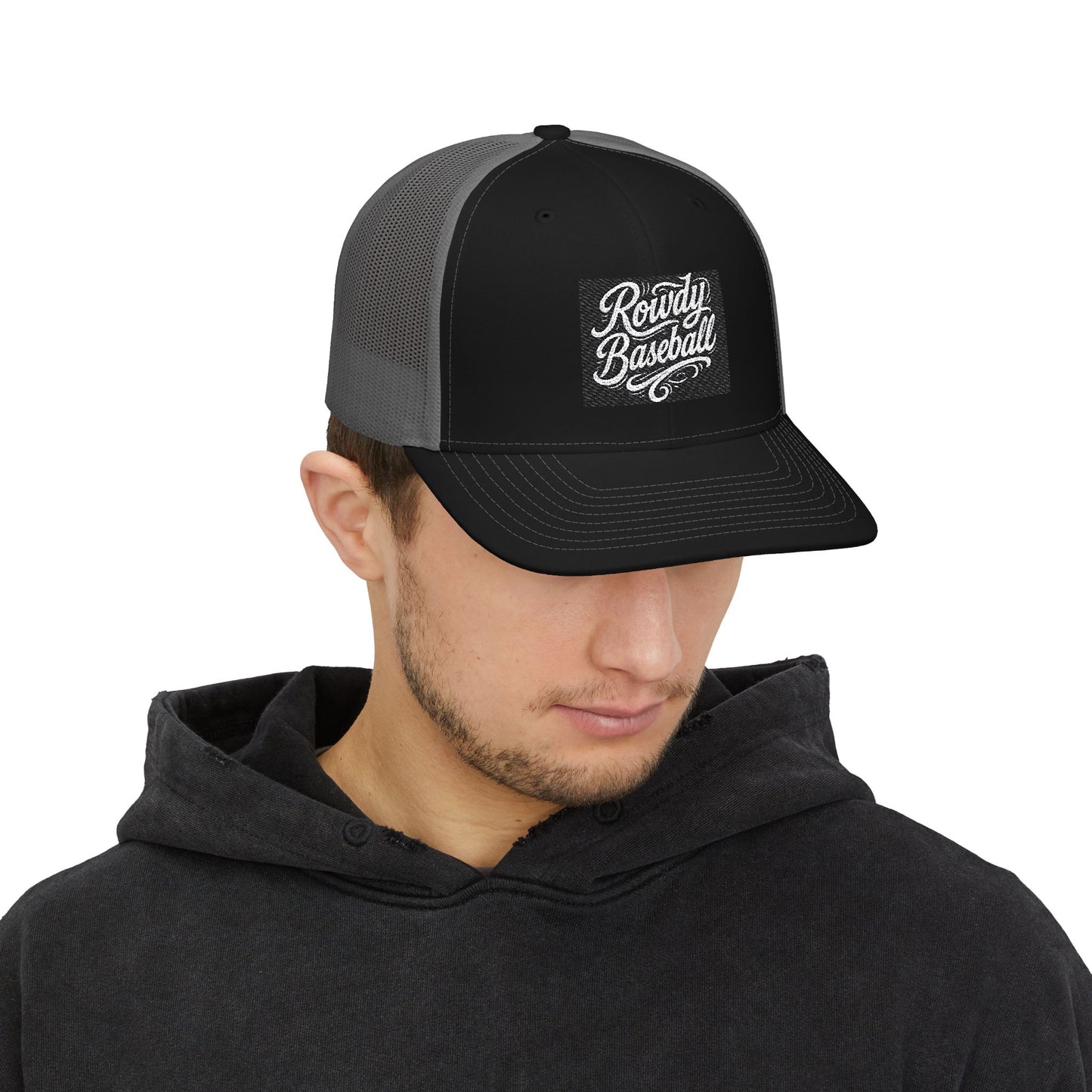 Rowdy Baseball Snapback Trucker Hat