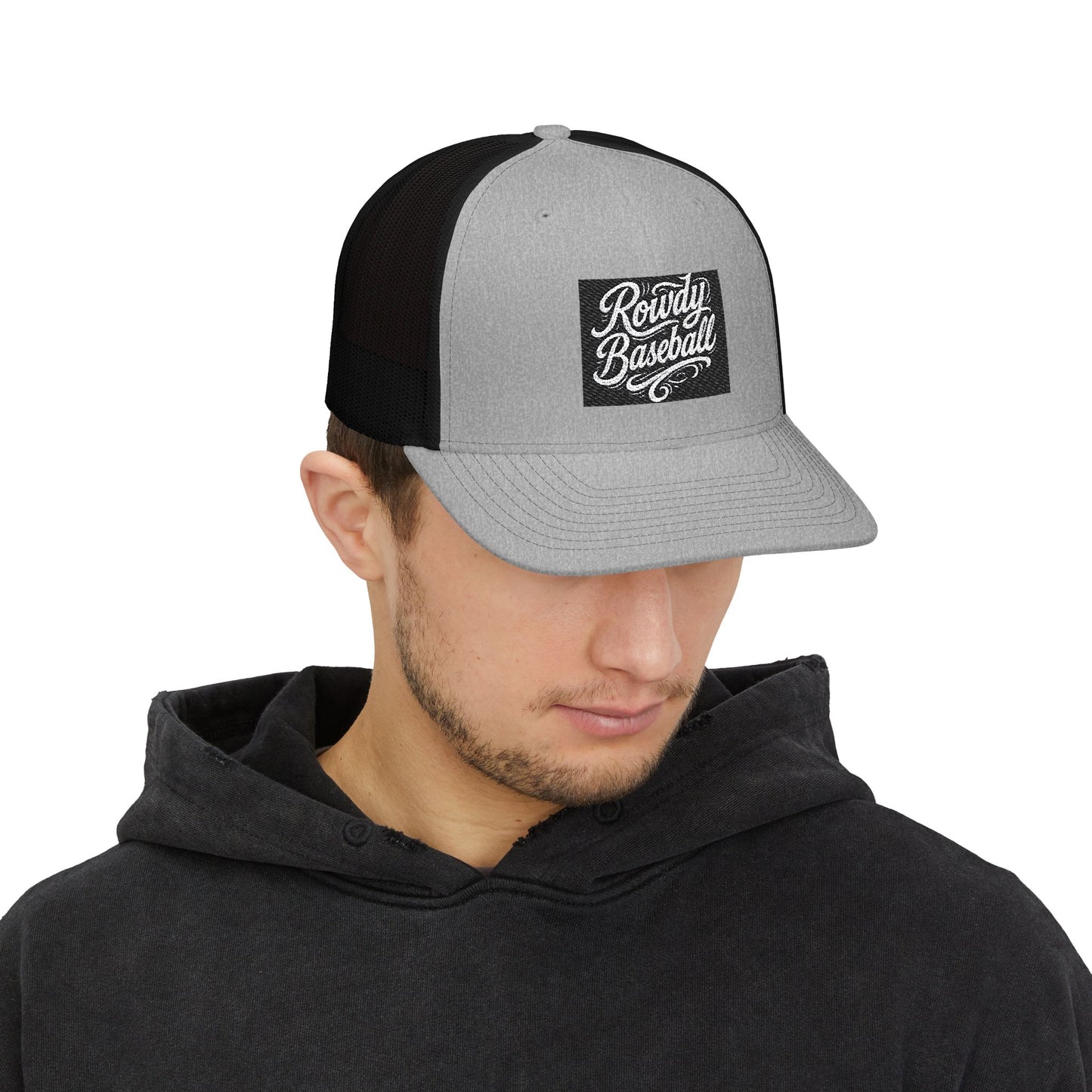 Rowdy Baseball Snapback Trucker Hat