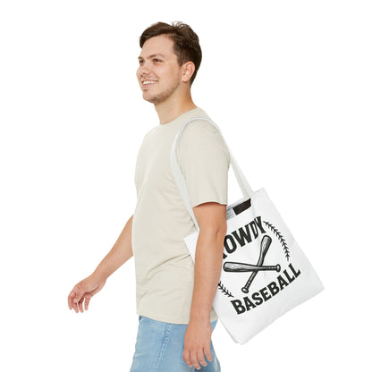 Rowdy Baseball Tote